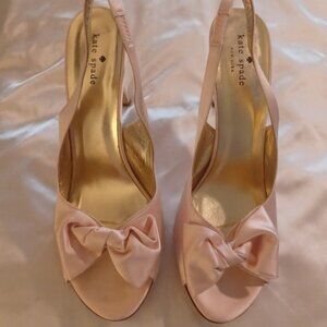Kate Spade New York, Pink Satin Pumps, SZ 11